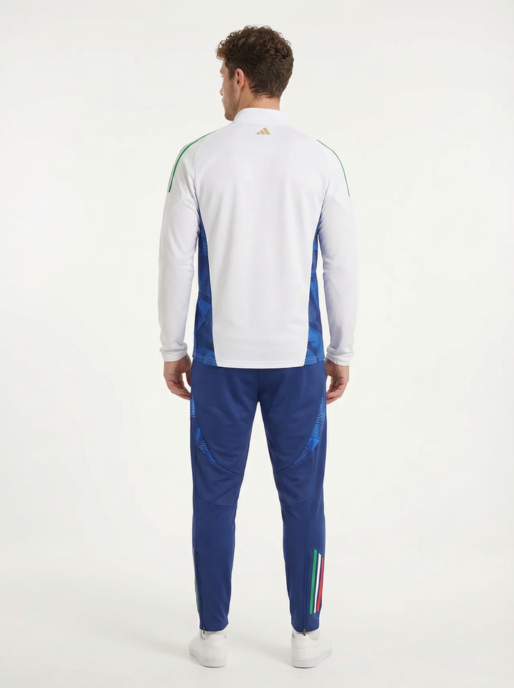 ITALY BLUE AND WHITE TRACKSUIT